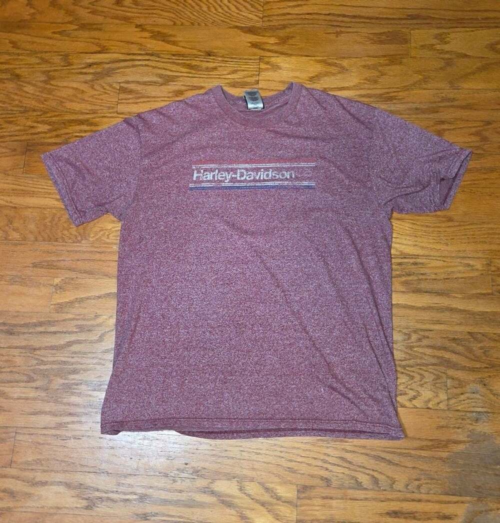 Harley-Davidson Barnett El Paso Texas Red Heather Short Sleeve T-Shirt XL
